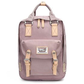 Doughnut Backpack Female College Style (Option: Light Purple-Bare Bag)