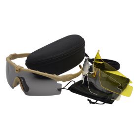 Shooting glasses (Color: Khaki)