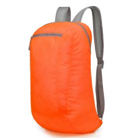 Outdoor Folding Waterproof Travel Bag Large Capacity Backpack (Option: 623 Orange)