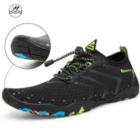 Light And Portable Beach Wading Shoes (Option: Black-35)