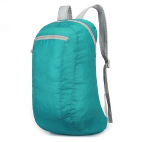 Outdoor Folding Waterproof Travel Bag Large Capacity Backpack (Option: 623 Lake Blue)