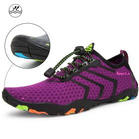 Light And Portable Beach Wading Shoes (Option: Purple-48)