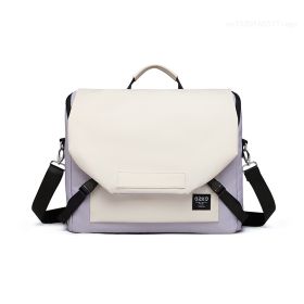 Men's And Women's Fashion Simple One-piece Crossbody Bag (Option: Purple-M)