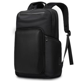 Men's Backpack Business High-grade Large Capacity (Color: Black)