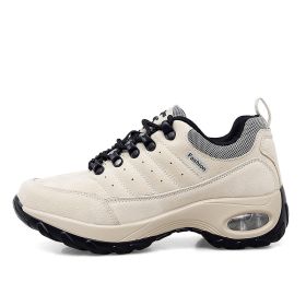 Sneakers Air Cushion Sole Casual Shoes (Option: Beige-35)