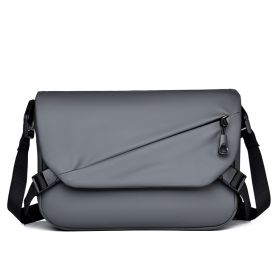 Large Capacity New Casual Derm Small Square Bag (Color: Grey)