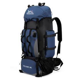 Outdoor Hiking Hiking Backpack Men (Color: Dark Blue)