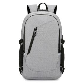 Computer Backpack Men's Backpack (Option: Gray)