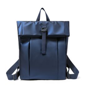 Trendy Multi-functional Large Capacity Men's Backpack (Color: Blue)