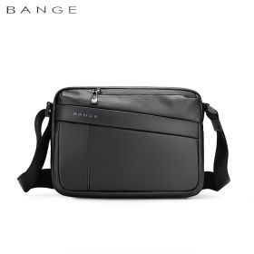 Crossbody Bag Men's Waterproof Shoulder (Color: Black)